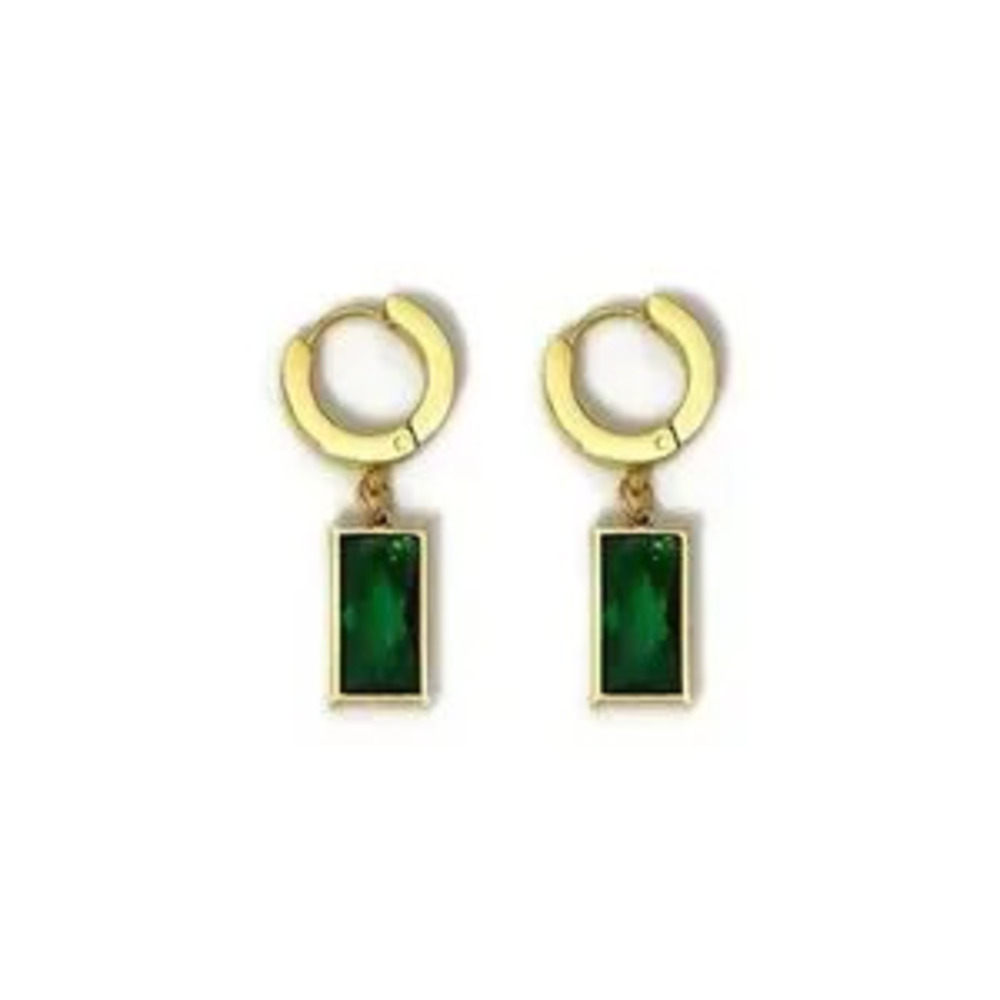 Green diamond Earrings? N1371